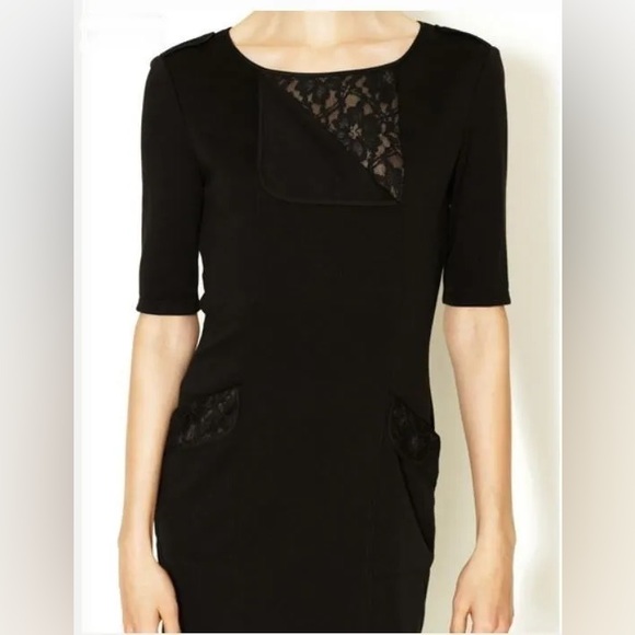 BCBG MAX AZRIA Hansel Lace Insert Dress - Picture 5 of 6